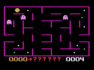 Now that K.C. got the pill, ghosts turn pink. Let's go eat them!!!