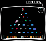 Q*bert Scrambled Graphics