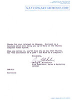 NAP Dealer Cover Letter