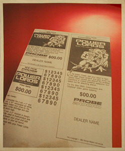 Power Lords Ad Mat Photo from 1983 CES
